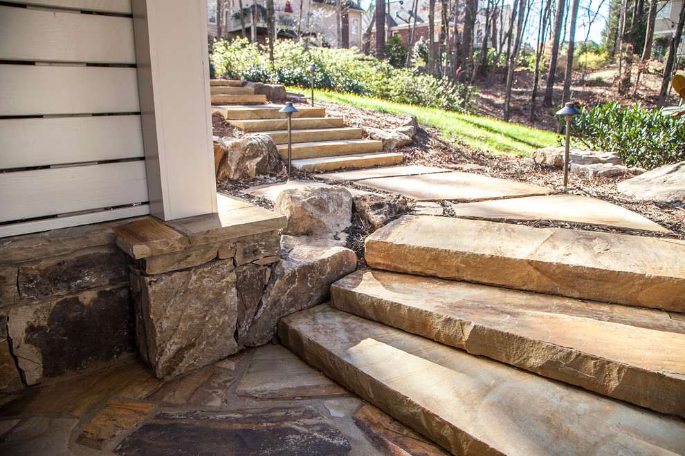 Stone Steps and Walkways - Contemporary - Landscape - Atlanta - by ...