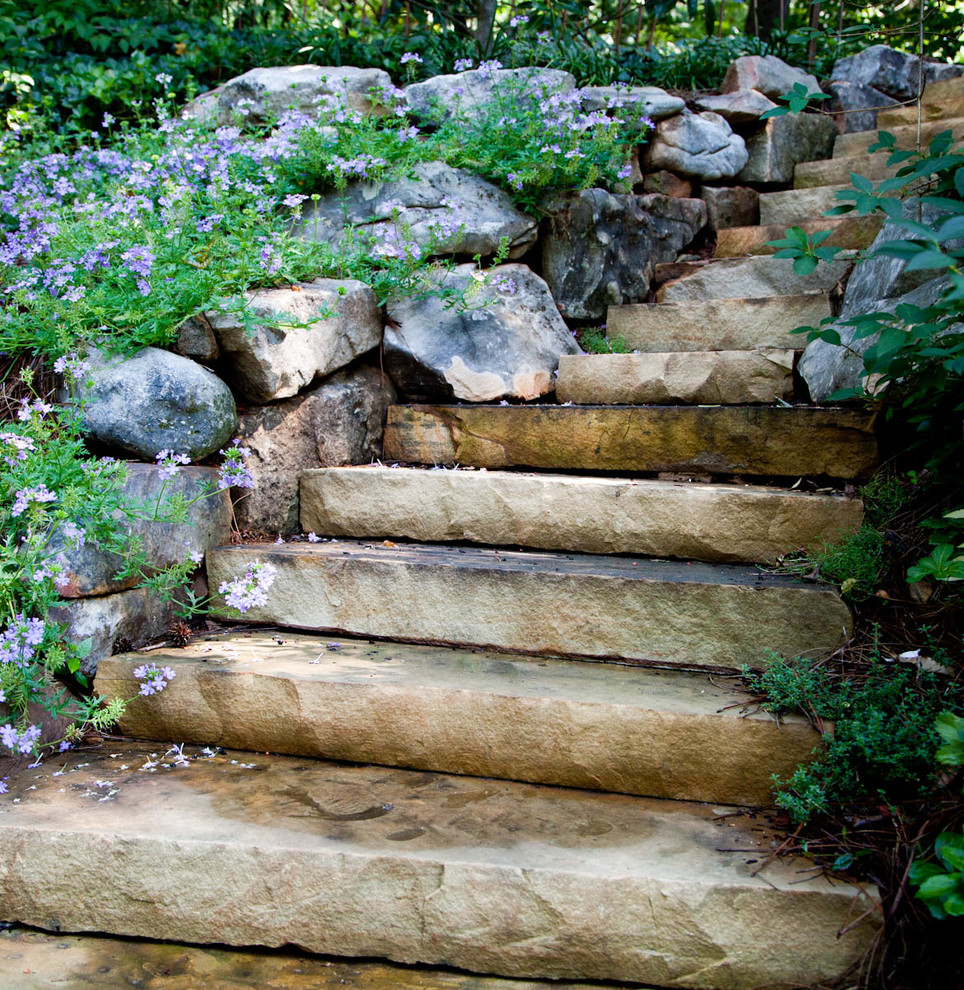 Stone Steps and Walkways - Contemporary - Landscape - Atlanta - by ...