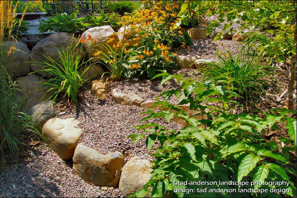 This is an example of a rustic garden in Minneapolis.