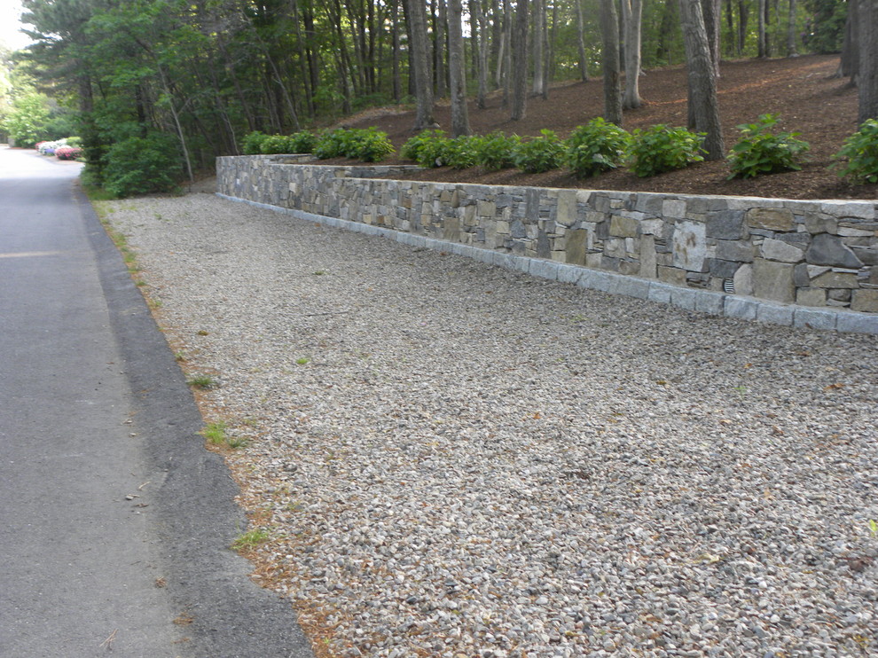 Stone Walls Traditional Landscape Boston by Creative Masonry