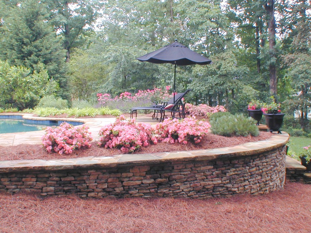 Design ideas for a classic garden in Atlanta.