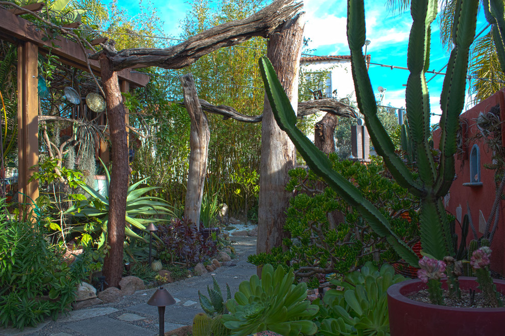 Succulent Planters Contemporary Landscape Los Angeles by Studio H Landscape Architecture