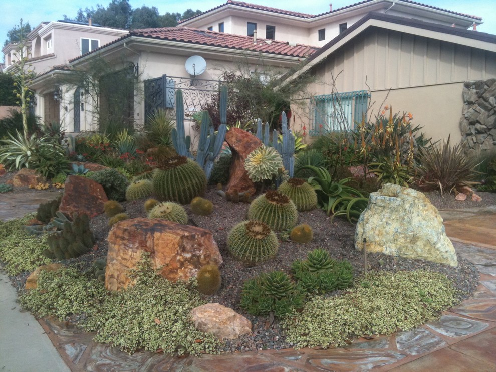 This is an example of a contemporary landscaping in San Diego.