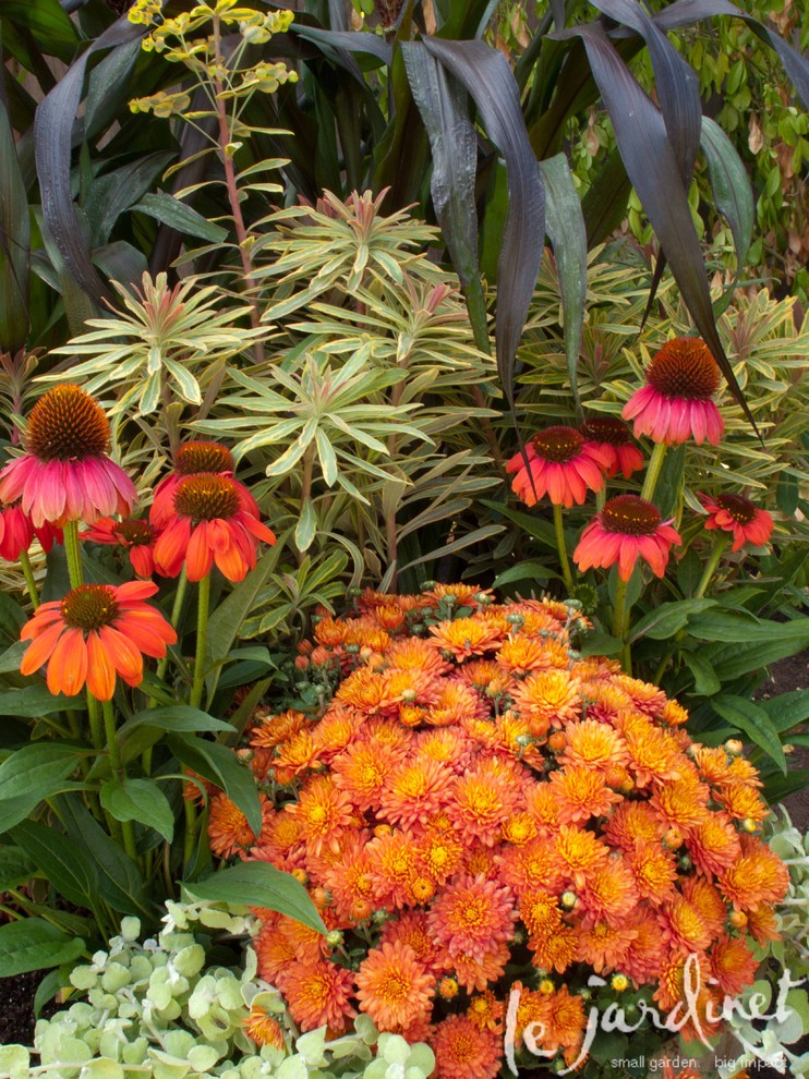 Aménagement d'un jardin.