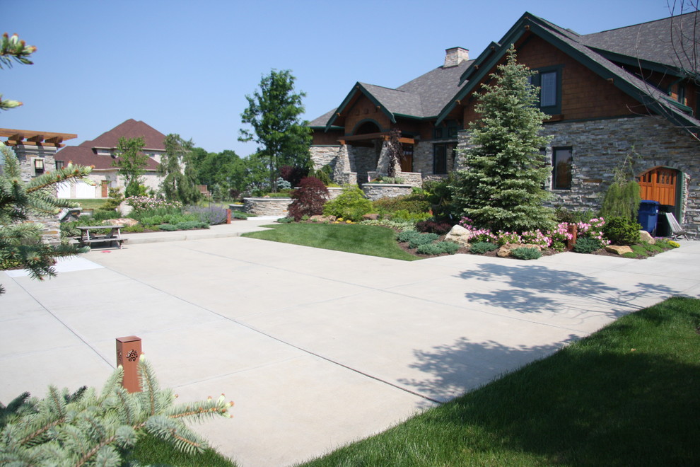 Design ideas for an asian landscaping in Indianapolis.