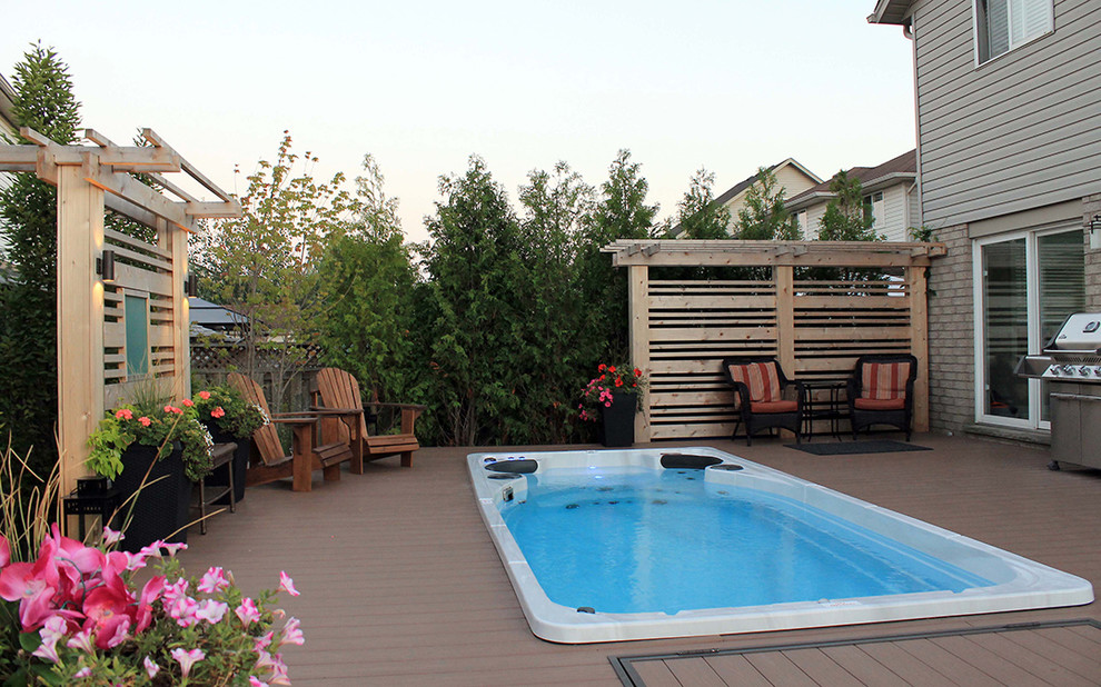 Swim Spa - Landscape - Toronto - by Earthscape - Landscape Design ...
