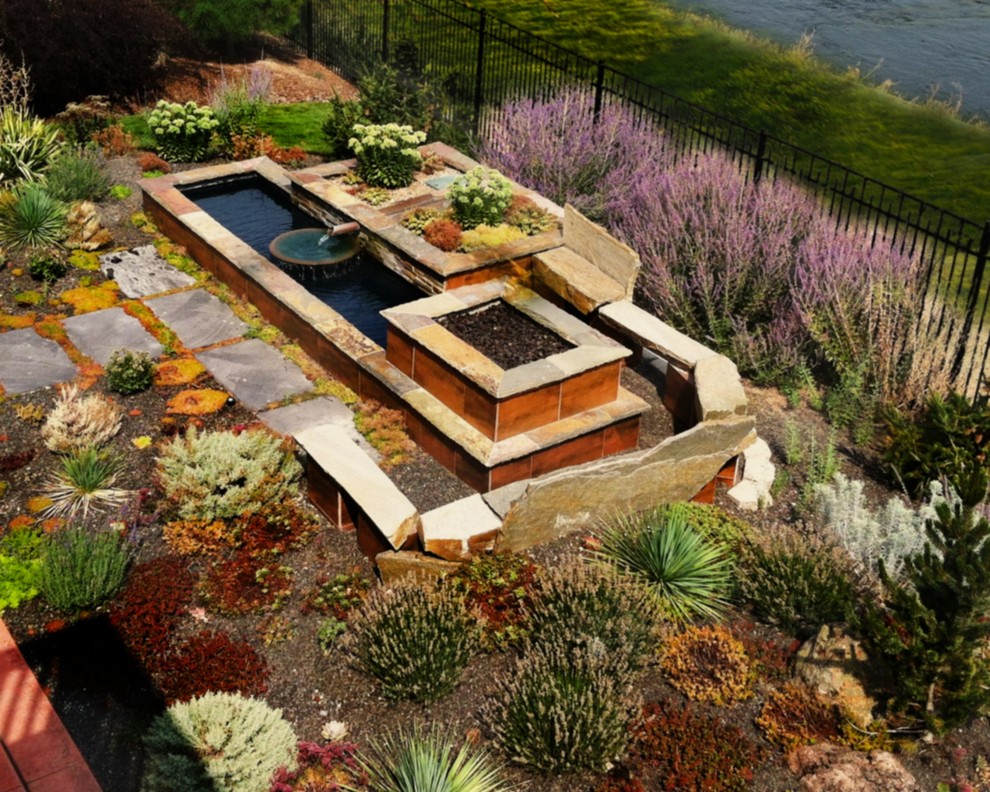 Taylor Residence Modern Landscape Boise by The Garden Artist