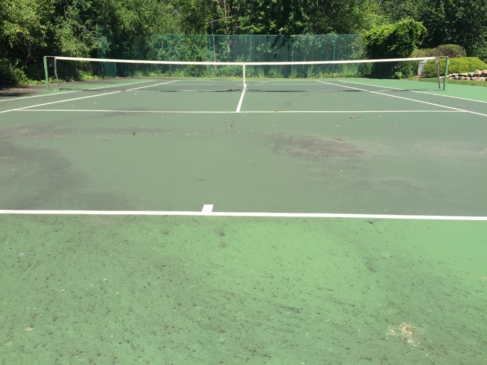 Tennis Court Pressure Washing Tennis Court Cleaning Rochester, MI
