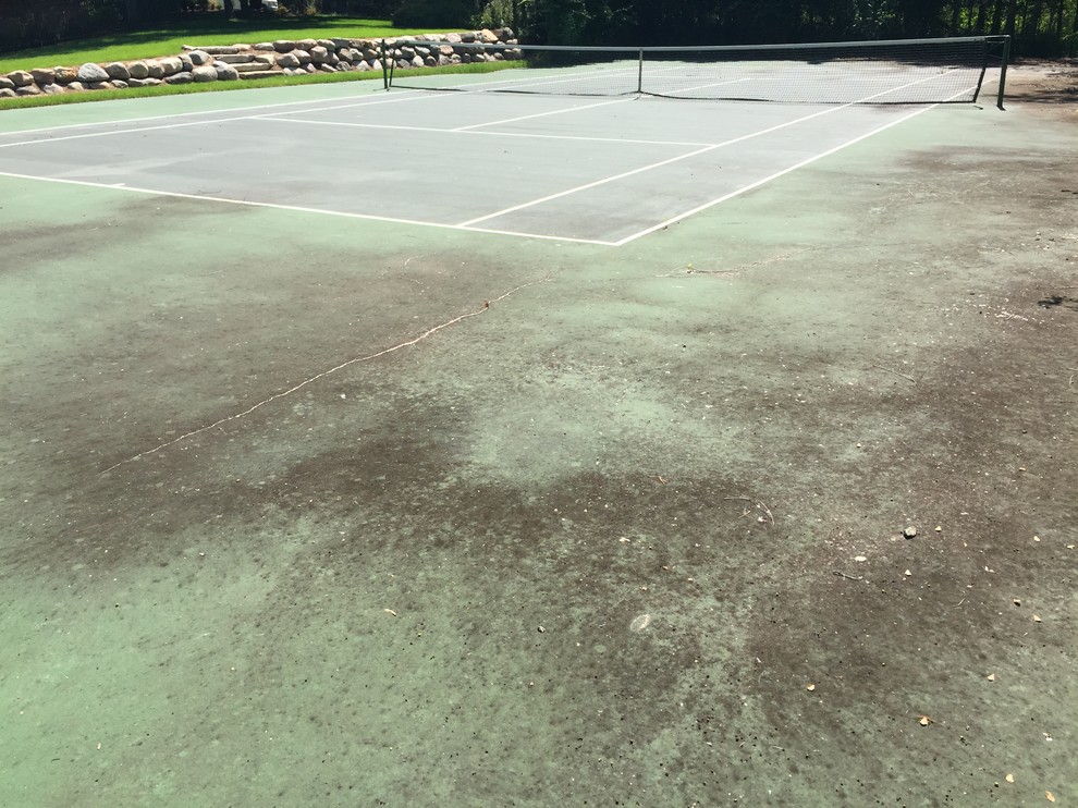 Tennis Court Pressure Washing Tennis Court Cleaning Rochester, MI