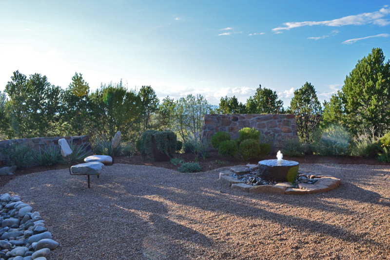 Photo of a contemporary garden in Albuquerque.