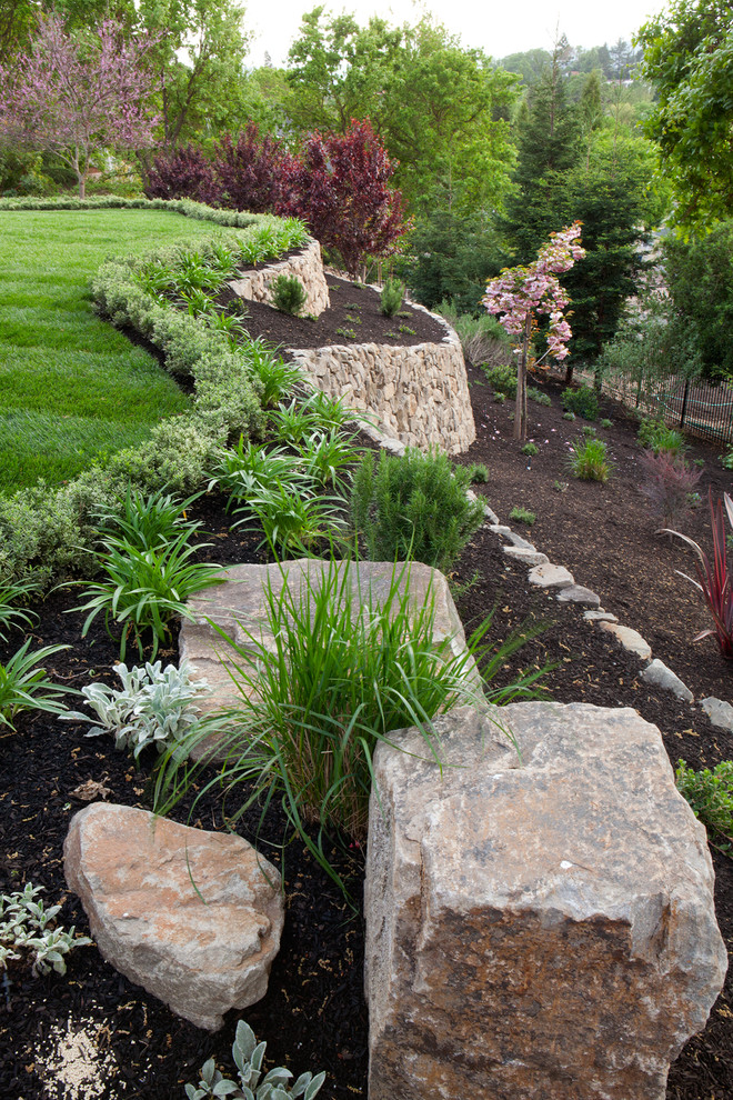 The Club House Traditional Landscape San Francisco by CK