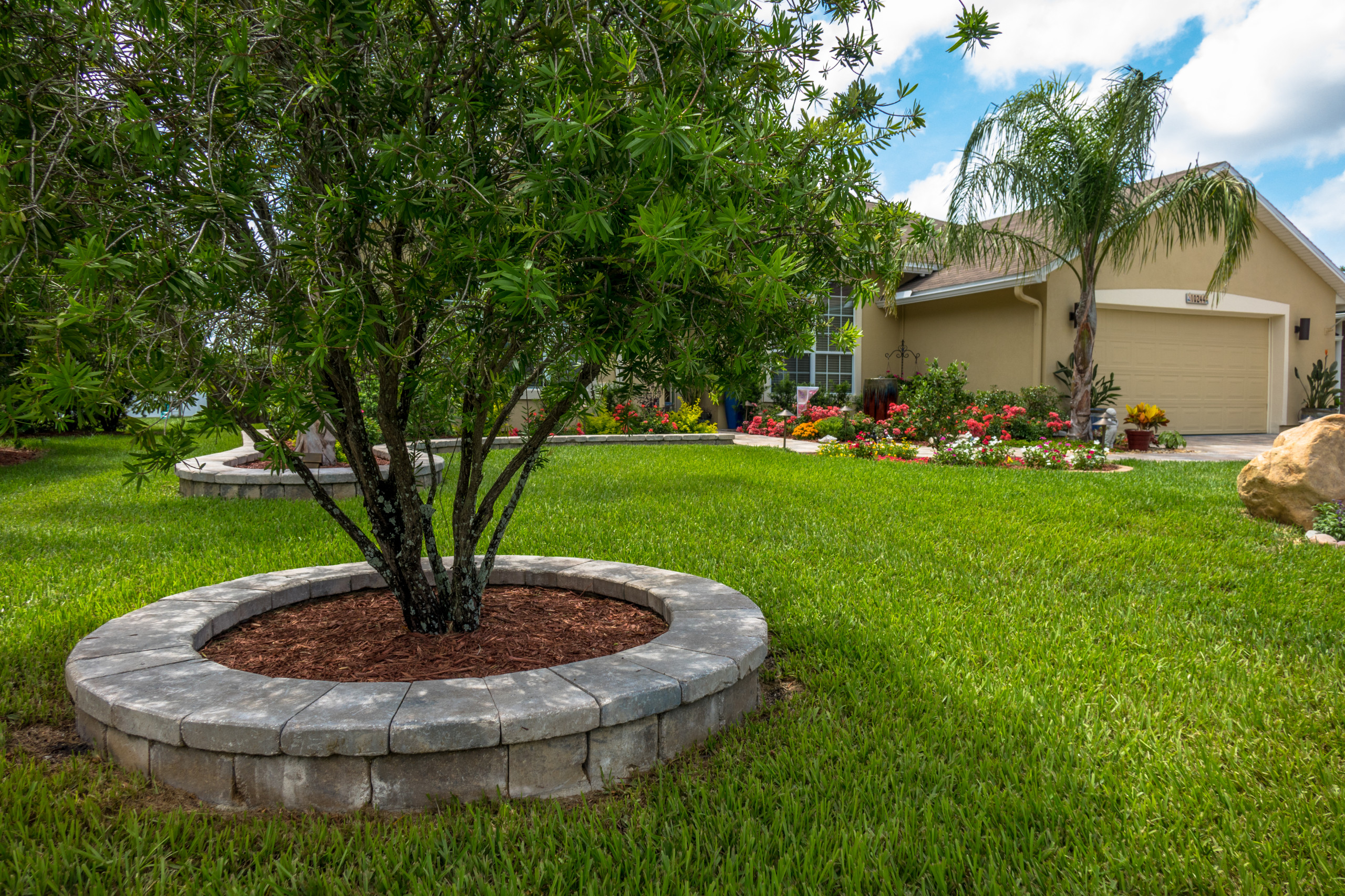 front yard landscaping ideas with trees