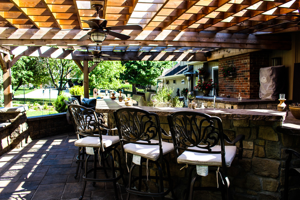The Perfect Outdoor Kitchen - Traditional - Garden - Omaha - by ...