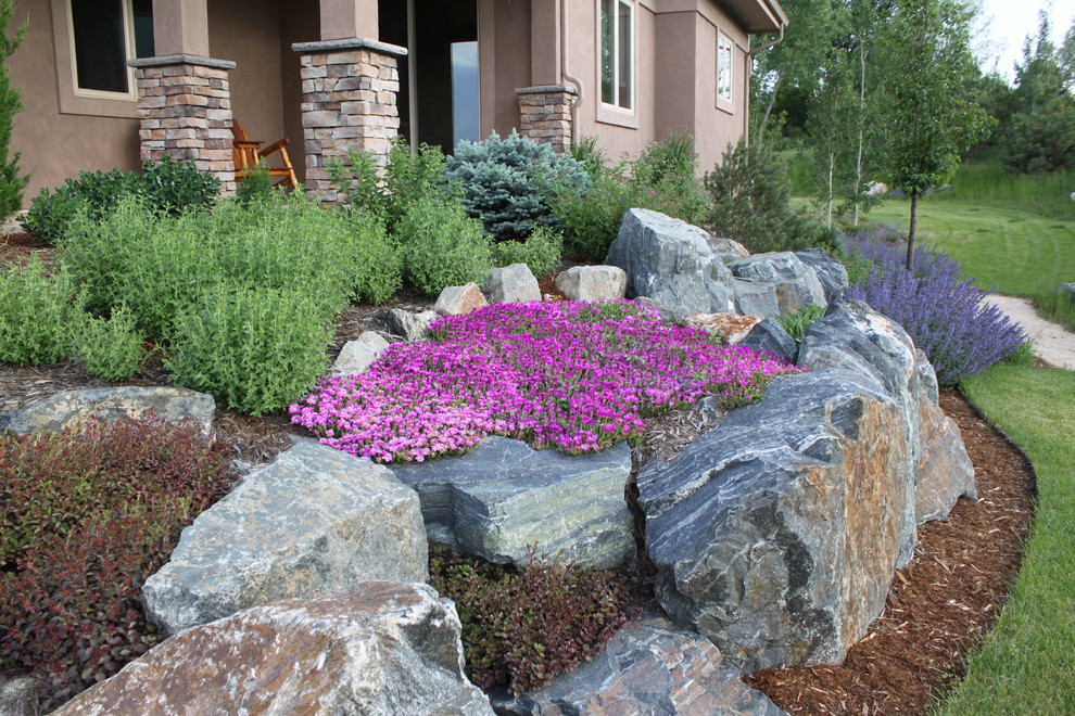 Inspiration for a contemporary garden in Denver.