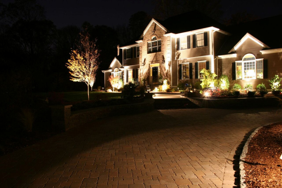 This Landscape and Lighting project Lites up in OVER DRIVE - Landscape ...