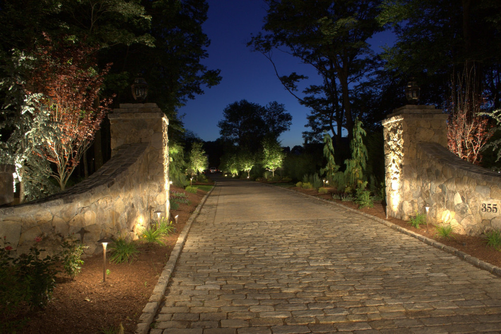 This Landscape and Lighting project Lites up in OVER DRIVE - Garden ...