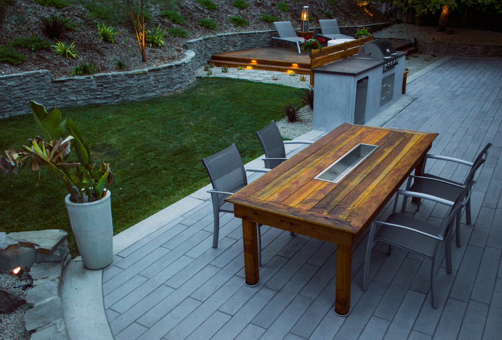 Thousand Oaks Modern Backyard Modern Garden Los Angeles by