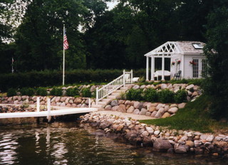Tiered Landscaping Design Ideas, Lakefront Property, Lake Geneva