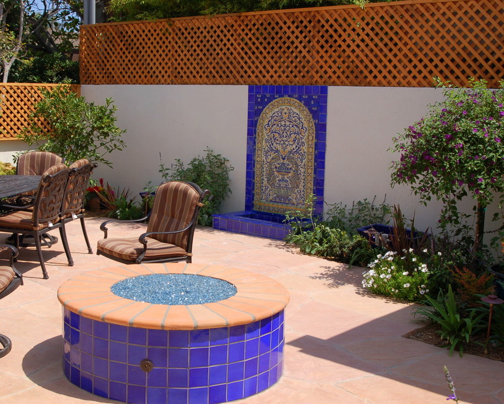 Inspiration for a mediterranean patio remodel in San Diego