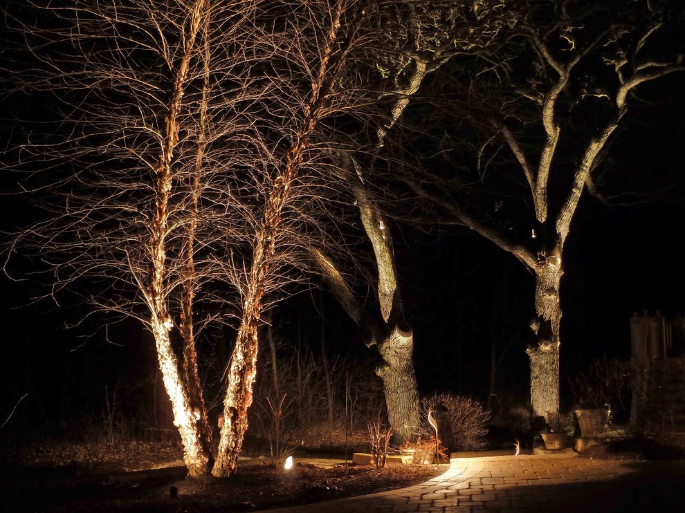 Modelo de jardín clásico grande