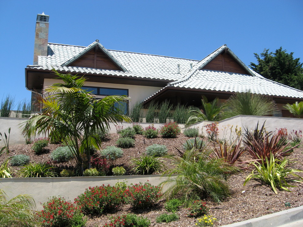 Moderner Garten in Orange County