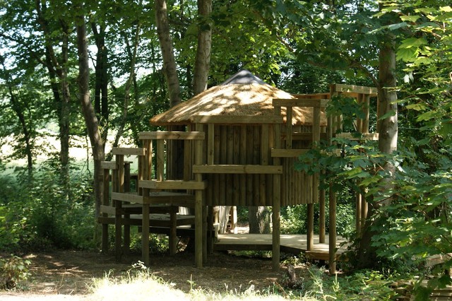 Rope Bridge - Traditional - Garden - London - by Treehouse Wizards