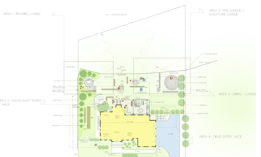 Upper Nyack Minimalist Landscape Modern Landscape New York by