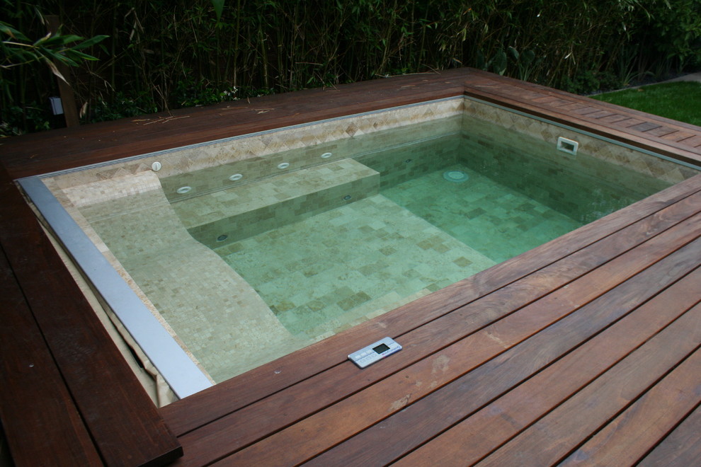 Example of a trendy pool design in San Francisco