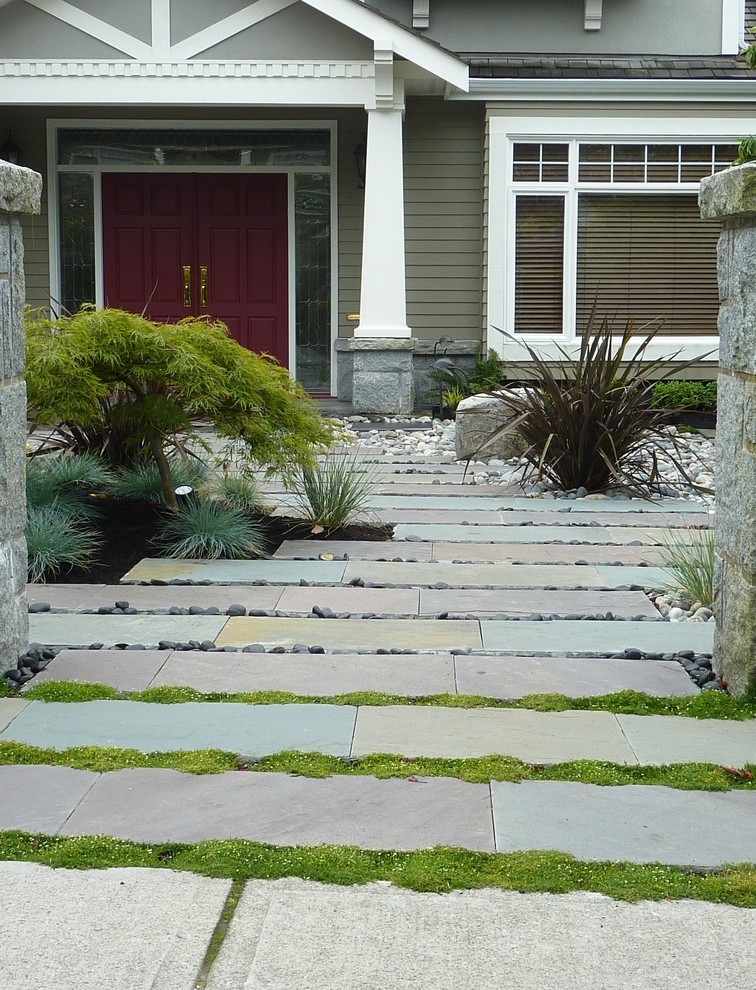 Inspiration for a traditional landscaping in Vancouver.
