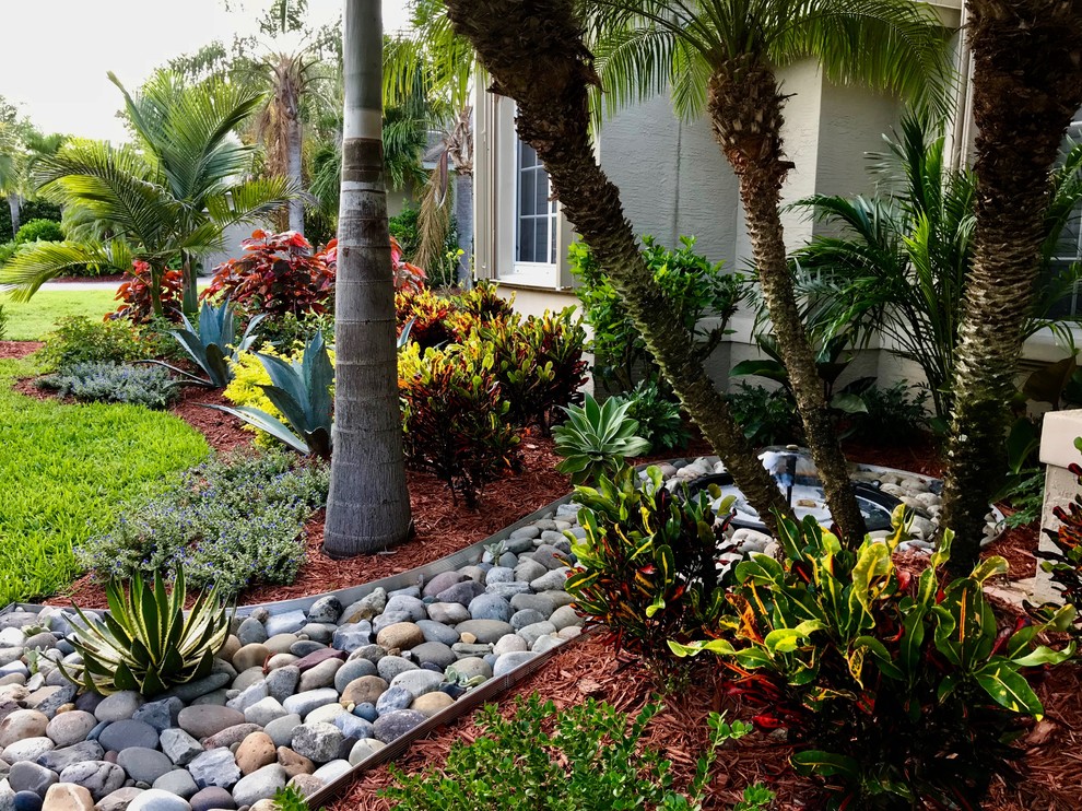 Vero Beach Front yard Curb appeal - Tropical - Landscape - Orlando - by ...