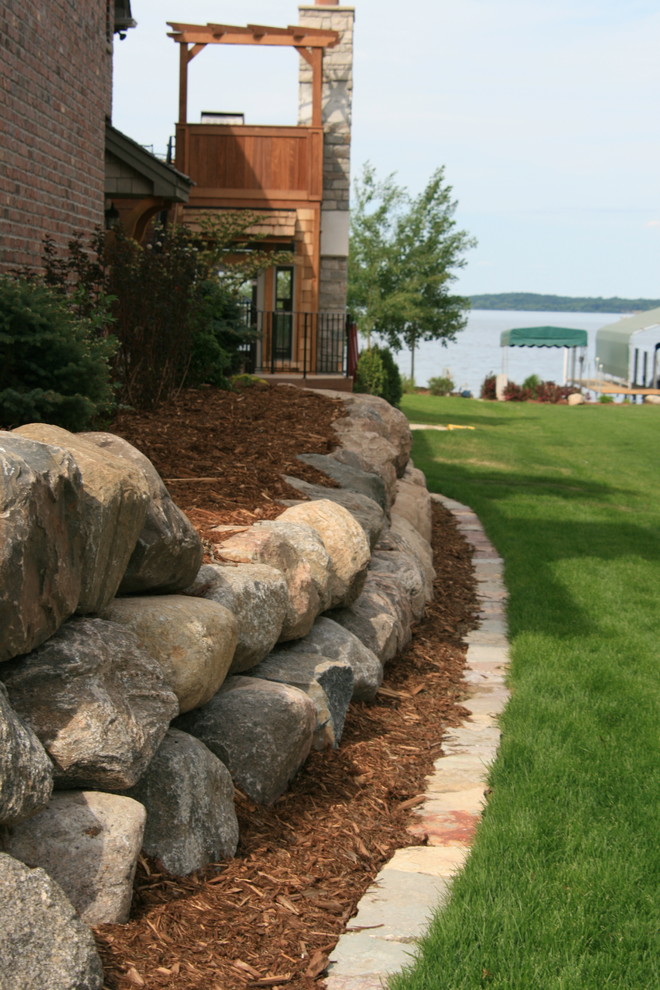 This is an example of a traditional landscaping.