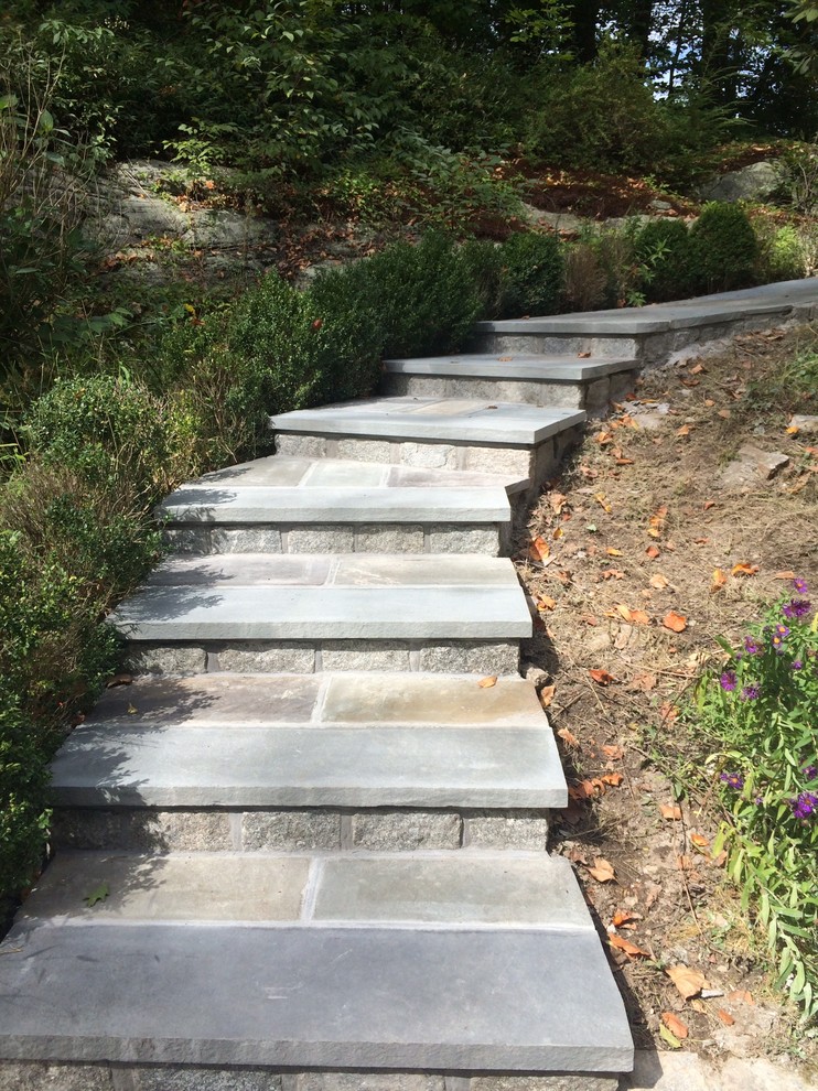 Walker Project Transitional Landscape New York by Rizzo Masonry