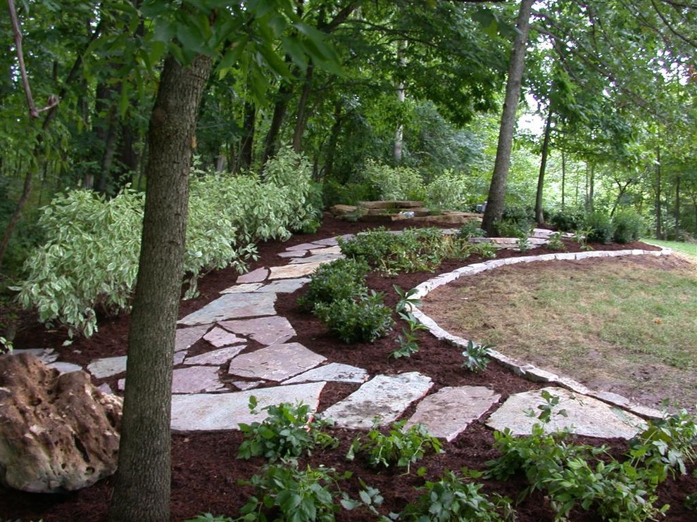 Walkways Traditional Landscape St Louis by Basile Landscaping