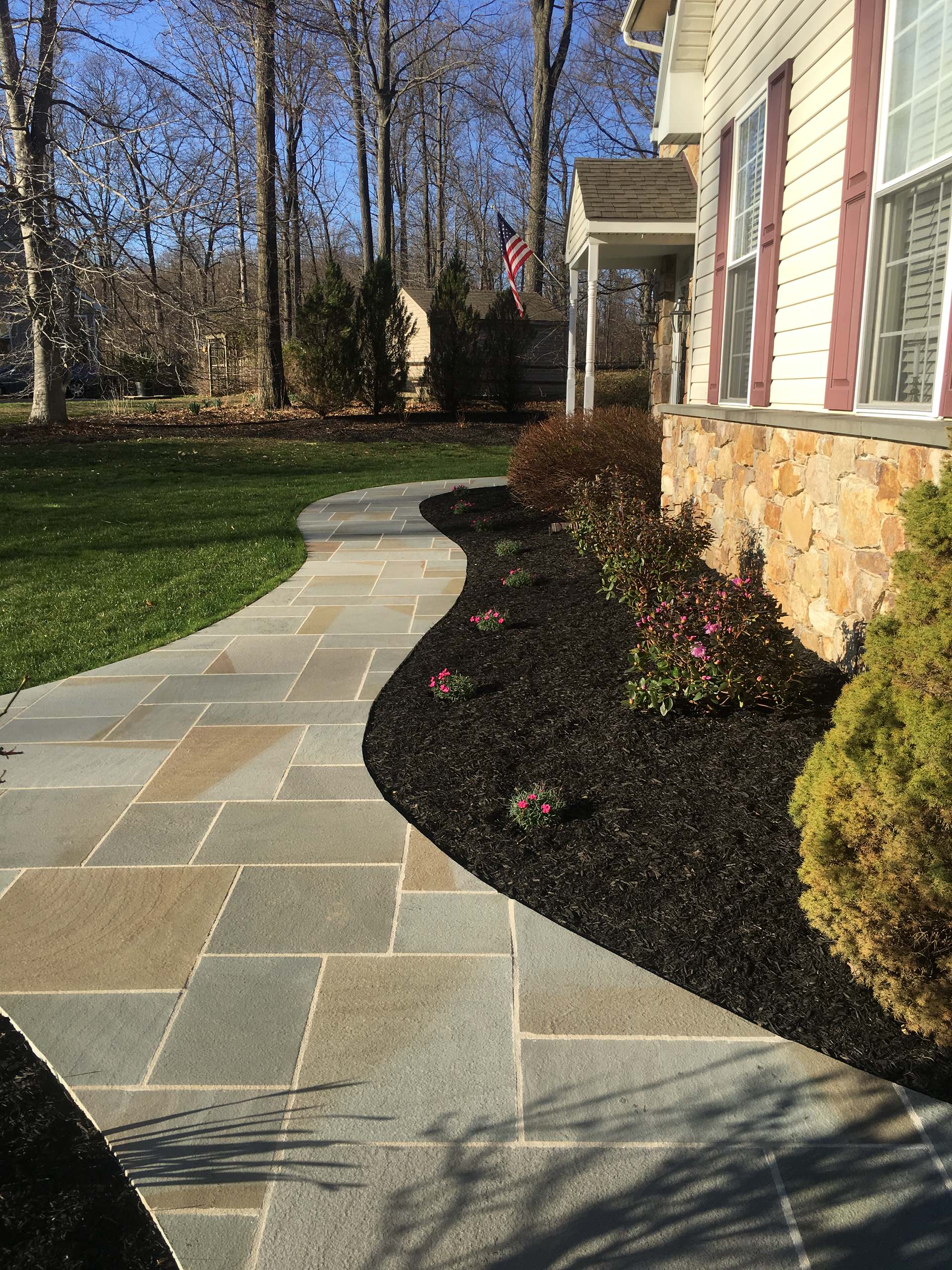 Flagstone Walkway