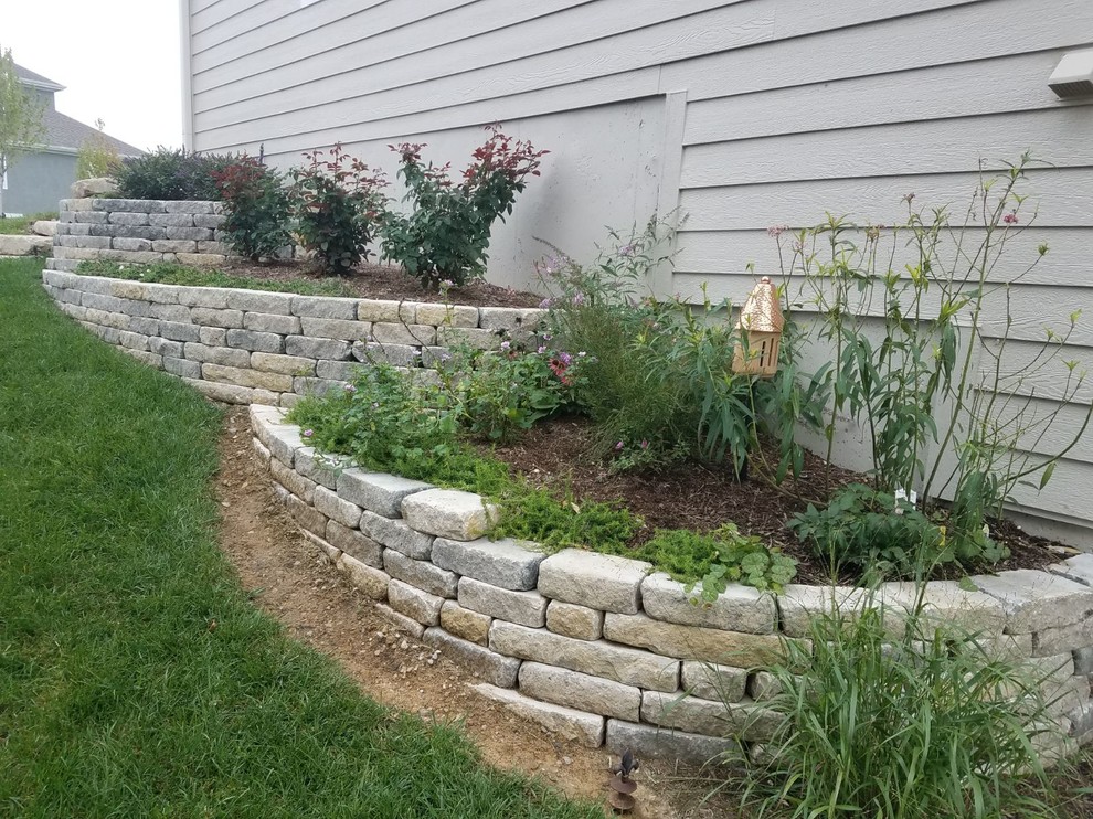 Wall Stone & Retaining Wall Stone Rustic Landscape Kansas City