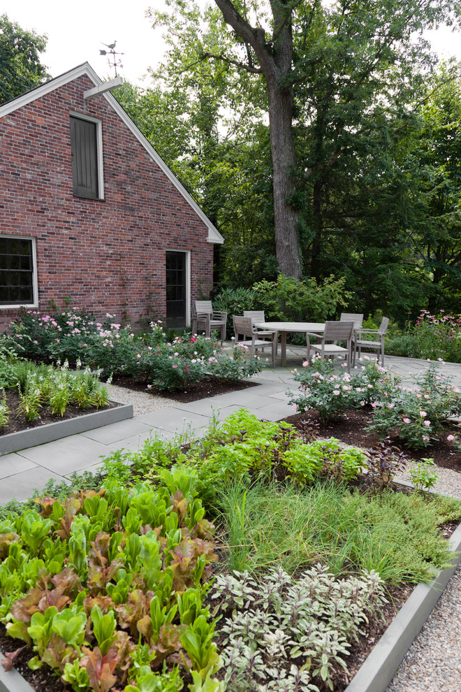 Inspiration for a classic garden in Boston.