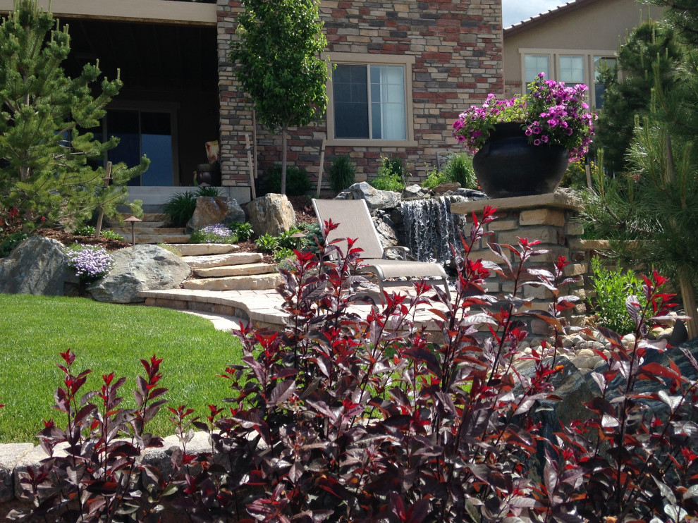 Water Features Contemporary Landscape Denver by Aria Alfresco