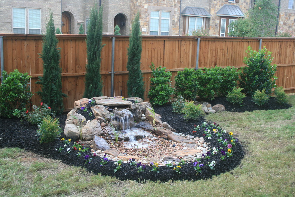 This is an example of a contemporary garden in Dallas.