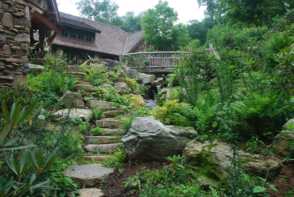 Photo of a rustic landscaping in Other.