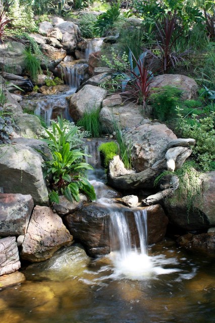 Waterfalls - Traditional - Garden - Los Angeles - by Mystic Water ...