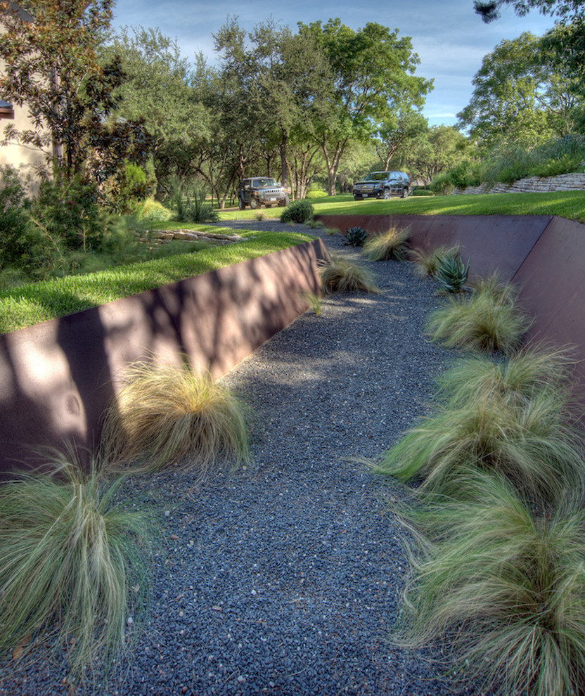 westlake residence Contemporary Landscape Austin by DCRAIN