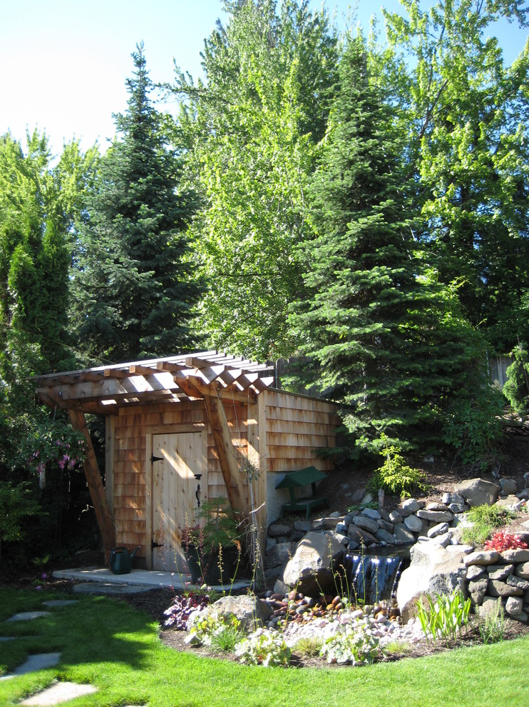 Whitworth Landscape Renovation Hobbit Shed Traditional Landscape