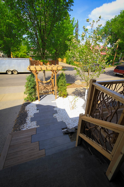 Willow Branch Arbor Feature And Porch Rustic Garden Edmonton By Greentree Outdoor Living Houzz Willow Branch Arbor Feature And Porch, Willow Branch Outdoor Living