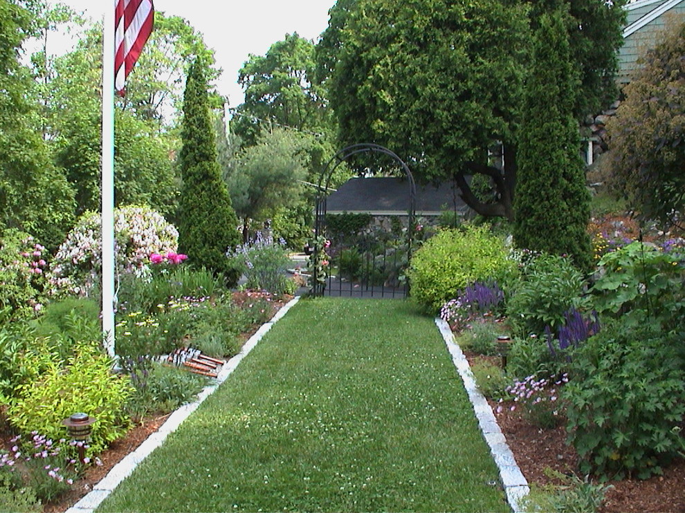Design ideas for a classic garden in Boston.