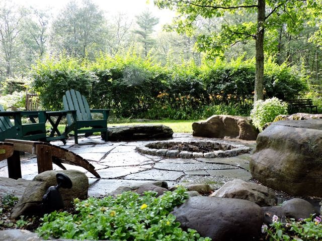 Woodland Living Patio Paths Fire, Woodland Fire Pit