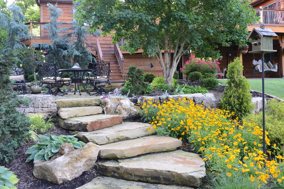 Woodland Waterfall St. Louis, MO Traditional Landscape St Louis