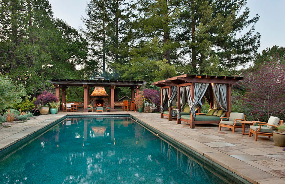 Woodside Estate - Craftsman - Pool - San Francisco - by Herrin ...