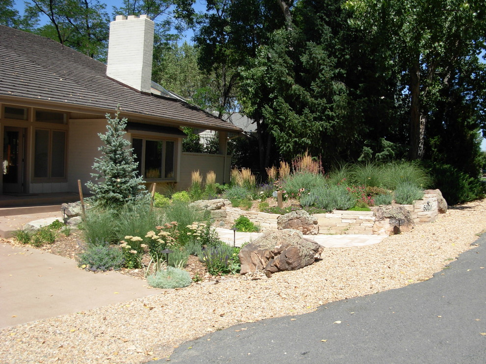 Photo of a contemporary landscaping in Denver.