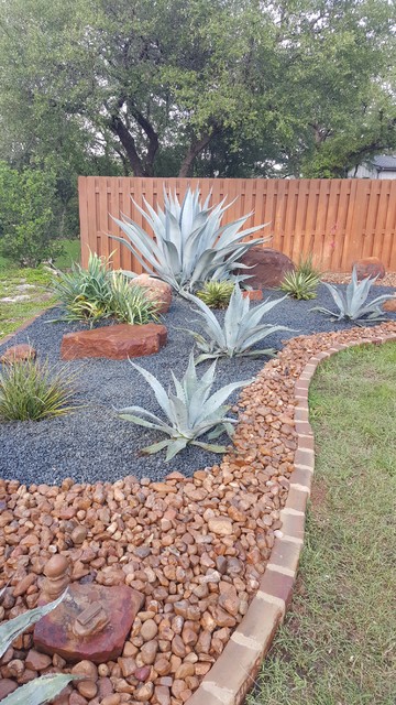 Xeriscape Lanscaping In Austin Tx Contemporary Garden Austin By Yarddoc Pool Pest And Lawn