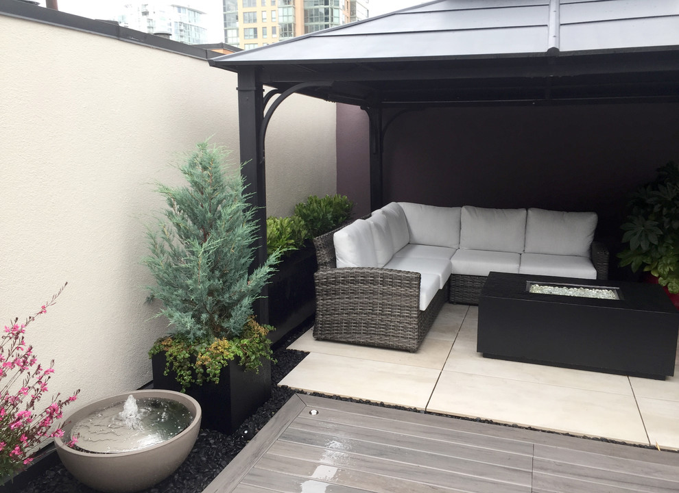 Yaletown Rooftop Patio Project Modern Landscape Vancouver by